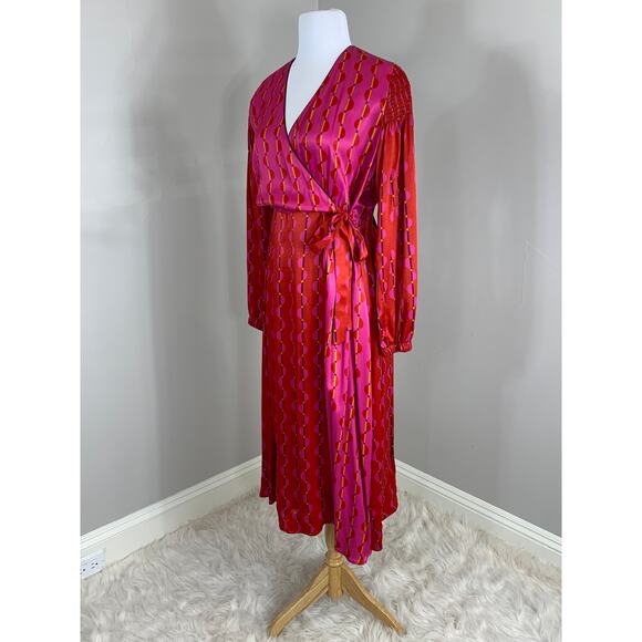 Moda Operandi Beatrice Midi Dress Boutique Resort Valentine WeddingGuest Derby - Picture 3 of 10